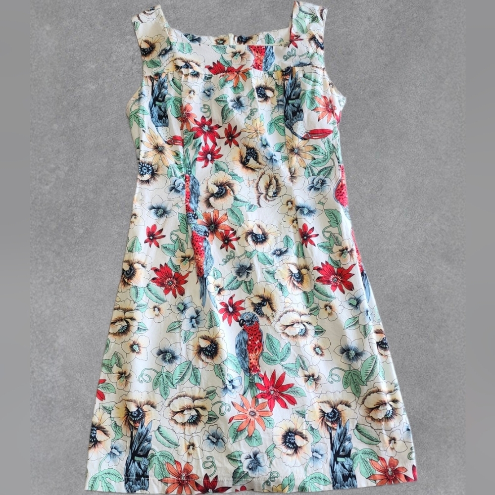 Derek Heart Tropical Sleevless Dress Size Medium